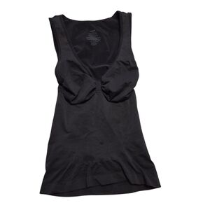 SKIMS Seamless Sculpting Tank Top  Onyx Black Large NWOT